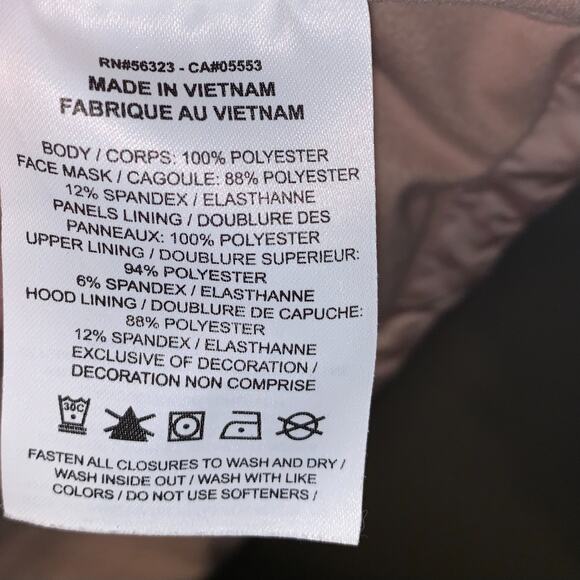 Nike Women's Storm Fit Running Jacket Size XXL 2XL Pink Mittens Hood Full Zip - Picture 10 of 11